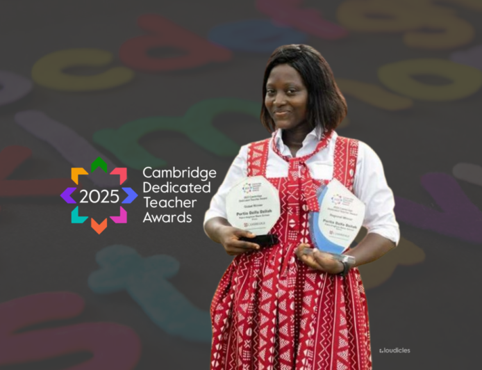 Ghanaian Educator Portia Dzilah Named 2025 Global Winner of Cambridge Dedicated Teacher Awards